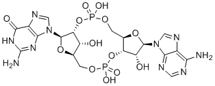structure of CAS# 1441190-66-4, 环鸟苷单磷酸酯-腺苷单磷酸酯