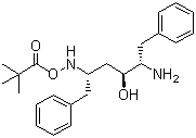 [(1S,3S,4S)-4-氨基-3-羟基-5-苯基-1-(苯甲基)戊基]氨基甲酸叔丁酯分子结构 (CAS 144163-85-9)