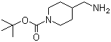 1-叔丁氧羰基-4-氨甲基哌啶分子结构 (CAS 144222-22-0)