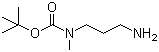 structure of CAS# 144222-23-1, N-(3-氨基丙基)-N-甲基氨基甲酸叔丁酯