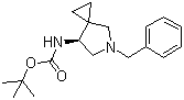 (7S)-5-(苯甲基)5-氮杂螺[2.4]庚烷-7-基氨基甲酸叔丁酯分子结构 (CAS 144282-37-1)