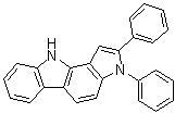 3,10-二氢-2,3-二苯基吡咯并[3,2-a]咔唑分子结构 (CAS 1443048-86-9)