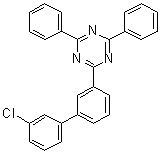 2-(3'-氯[1,1'-联苯]-3-基)-4,6-二苯基-1,3,5-三嗪分子结构 (CAS 1443049-83-9)