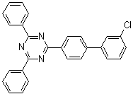 structure of CAS# 1443049-84-0, 2-(3'-氯[1,1'-联苯]-4-基)-4,6-二苯基-1,3,5-三嗪