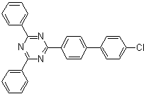structure of CAS# 1443049-86-2, 2-(4'-氯[1,1'-联苯]-4-基)-4,6-二苯基-1,3,5-三嗪