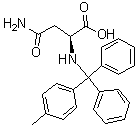 structure of CAS# 144317-20-4, N-[(4-甲基苯基)二苯基甲基]-L-天冬氨酰胺