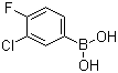 structure of CAS# 144432-85-9, 3-Chloro-4-fluorophenylboronic acid
