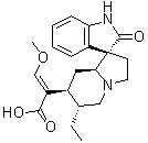 CAS # 144525-05-3, Isorhyncophyllic acid, (16E,20alpha)-16,17-Didehydro-17-methoxy-2-oxo-corynoxan-16-carboxylic acid