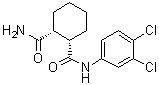 (1S,2R)-N1-(3,4-二氯苯基)-1,2-环己烷二甲酰胺分子结构 (CAS 1445605-23-1)