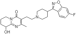 structure of CAS# 144598-75-4, Paliperidone