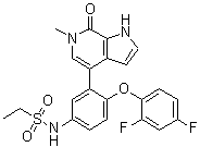 Mivebresib分子结构 (CAS 1445993-26-9)