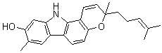 Isomahanine分子结构 (CAS 144606-95-1)