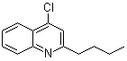 2-丁基-4-氯喹啉分子结构 (CAS 144624-27-1)