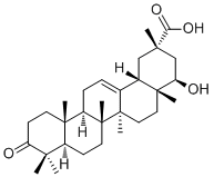 CAS 登录号：144629-84-5, 22-羟基-3-氧代齐墩果-12-烯-29-酸