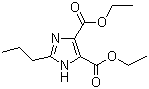 2-丙基-4,5-咪唑二羧酸二乙酯分子结构 (CAS 144689-94-1)