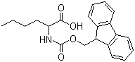structure of CAS# 144701-20-2, Fmoc-DL-正亮氨酸