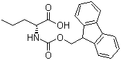 Fmoc-D-正缬氨酸分子结构 (CAS 144701-24-6)