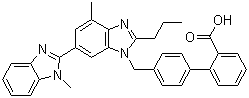 structure of CAS# 144701-48-4, Telmisartan