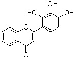 2-(2,3,4-三羟基苯基)-4H-1-苯并吡喃-4-酮分子结构 (CAS 144707-18-6)