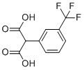 [3-(三氟甲基)苯基]丙二酸分子结构 (CAS 144758-28-1)