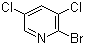 2-溴-3,5-二氯吡啶分子结构 (CAS 14482-51-0)