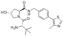 (S,R,S)-AHPC分子结构 (CAS 1448297-52-6)