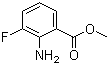 2-氨基-3-氟苯甲酸甲酯分子结构 (CAS 144851-82-1)