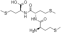 structure of CAS# 14486-15-8, L-Methionyl-L-methionyl-L-methionine