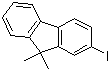 2-碘-9,9-二甲基芴分子结构 (CAS 144981-85-1)