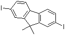 structure of CAS# 144981-86-2, 2,7-Diiodo-9,9-dimethylfluorene