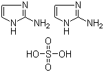 structure of CAS# 1450-93-7, 2-Aminoimidazole hemisulfate