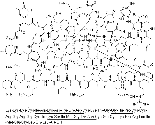 structure of CAS# 145017-83-0, omega-美洲蜘蛛毒素 IVA
