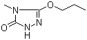 5-丙氧基-4-甲基-1,2,4-三唑啉酮分子结构 (CAS 145027-96-9)