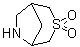 3-硫杂-6-氮杂双环[3.2.1]辛烷 3,3-二氧化物分子结构 (CAS 1450891-31-2)