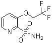 3-(2,2,2-三氟乙氧基)-2-吡啶磺酰胺分子结构 (CAS 145099-40-7)