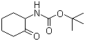 structure of CAS# 145106-47-4, (2-Oxocyclohexyl)carbamic acid tert-butyl ester