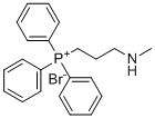 structure of CAS# 145126-87-0, (3-(甲基氨基)丙基)三苯基鏻溴化物