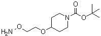 4-[2-(氨基氧基)乙氧基]-1-哌啶羧酸叔丁酯分子结构 (CAS 1452466-34-0)