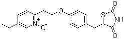 吡格列酮 N-氧化物分子结构 (CAS 145350-09-0)