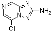 5-氯[1,2,4]三唑并[1,5-a]吡嗪-2-胺分子结构 (CAS 1454653-85-0)