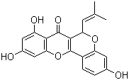 CAS # 145643-96-5, Cyclocommunol, 3,8,10-Trihydroxy-6-(2-methyl-1-propenyl)-6H,7H-[1]benzopyrano[4,3-b][1]benzopyran-7-one