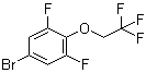 5-溴-1,3-二氟-2-(2,2,2-三氟乙氧基)苯分子结构 (CAS 145767-78-8)