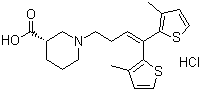 盐酸噻加宾分子结构 (CAS 145821-59-6)