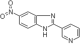 structure of CAS# 145861-59-2, 5-硝基-2-(吡啶-3-基)-1H-苯并咪唑