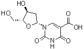 CAS # 14599-46-3, 5-Carboxy-2'-deoxyuridine, 1-(2-Deoxy-beta-D-erythro-pentofuranosyl)-1,2,3,4-tetrahydro-2,4-dioxo-5-pyrimidinecarboxylic acid