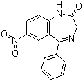 CAS # 146-22-5, Nitrazepam, 1,3-Dihydro-7-nitro-5-phenyl-2H-1,4-benzodiazepin-2-one