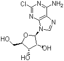 structure of CAS# 146-77-0, 2-Chloroadenosine