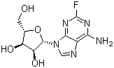 2-氟腺苷分子结构 (CAS 146-78-1)