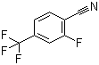 2-氟-4-三氟甲基苯腈分子结构 (CAS 146070-34-0)