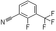 2-氟-3-(三氟甲基)苯腈分子结构 (CAS 146070-35-1)
